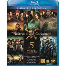 PIRATES OF CARRIBEAN 1-5 BOX (5 disc)  - Blu-ray